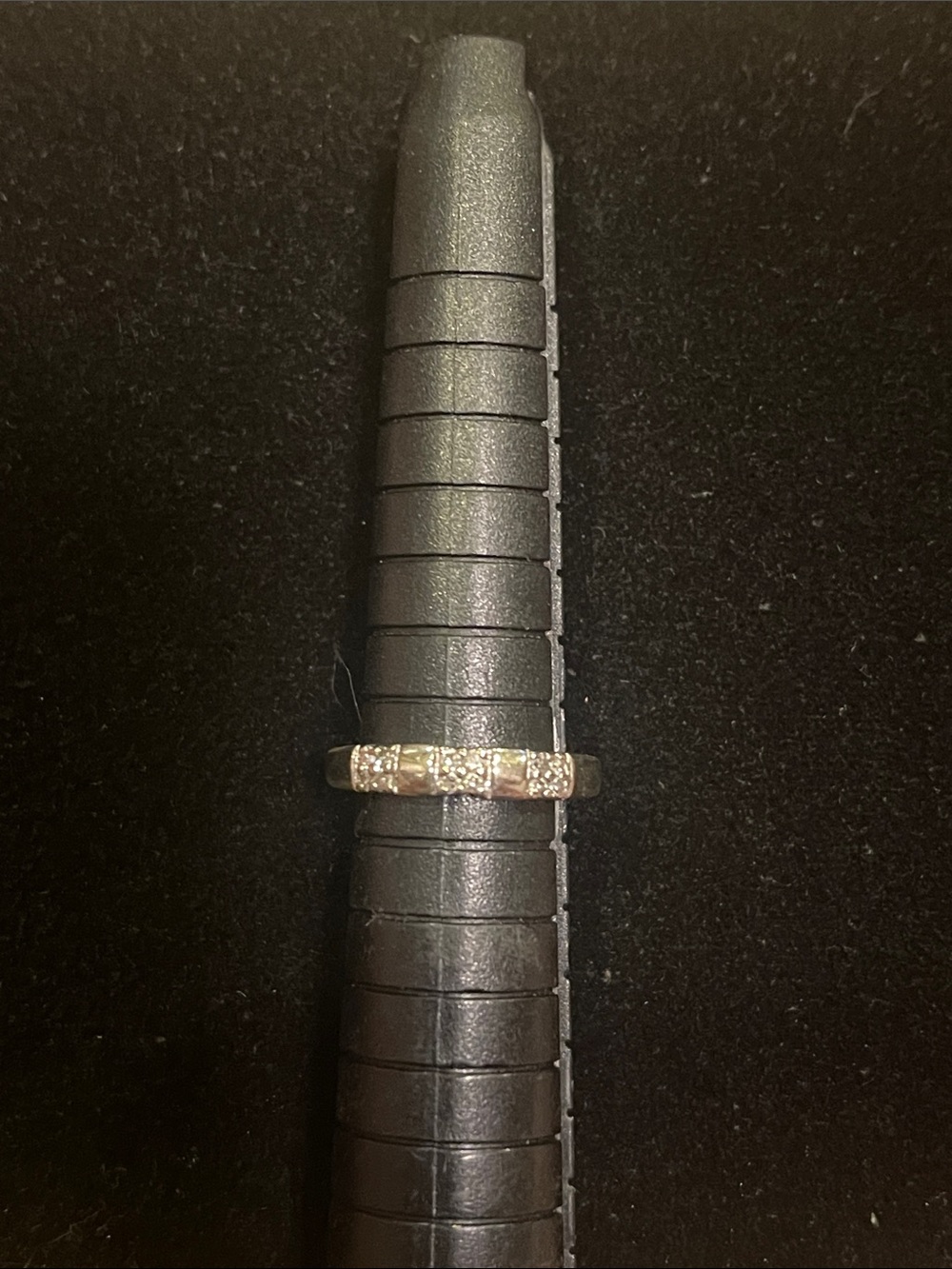 Alwand Vahan 14k WHITE GOLD with Natural  Diamonds size 4.5